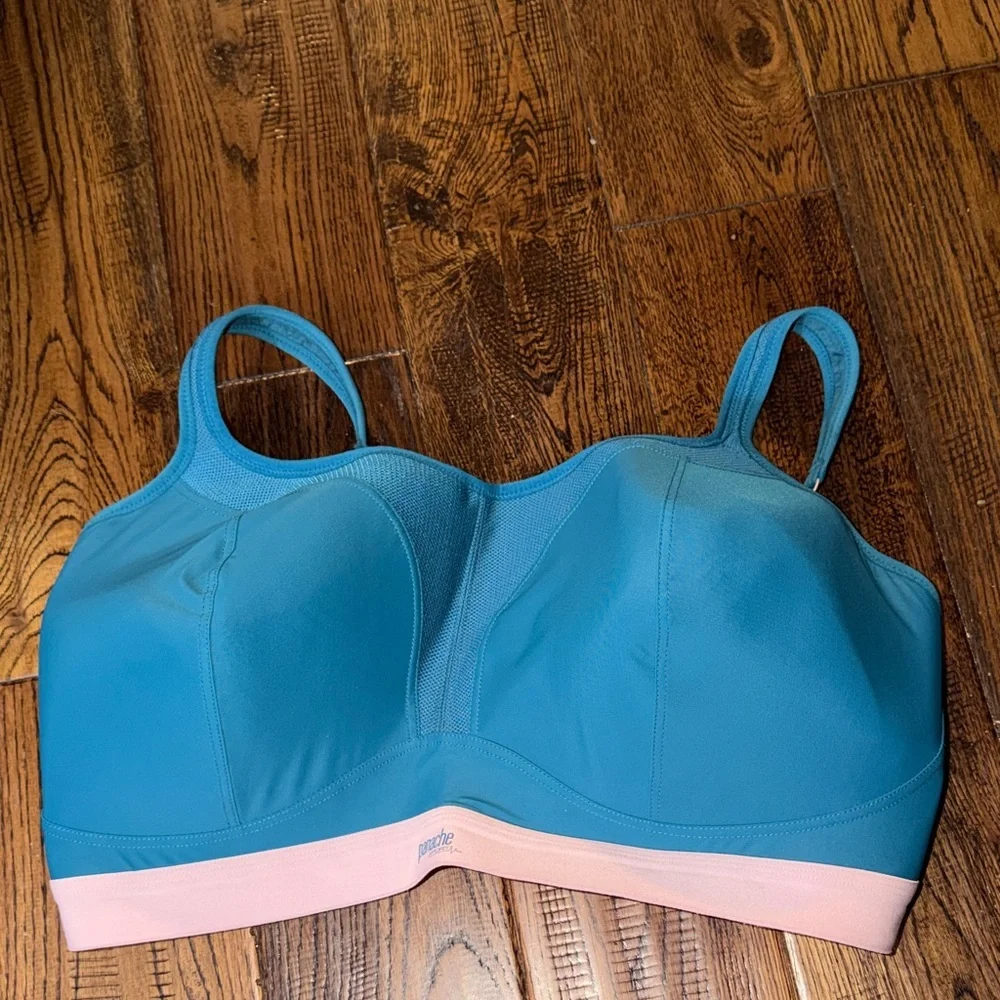 PANACHE MEDIUM CONTROL WIRE FREE SPORTS BRA Size 40 GG